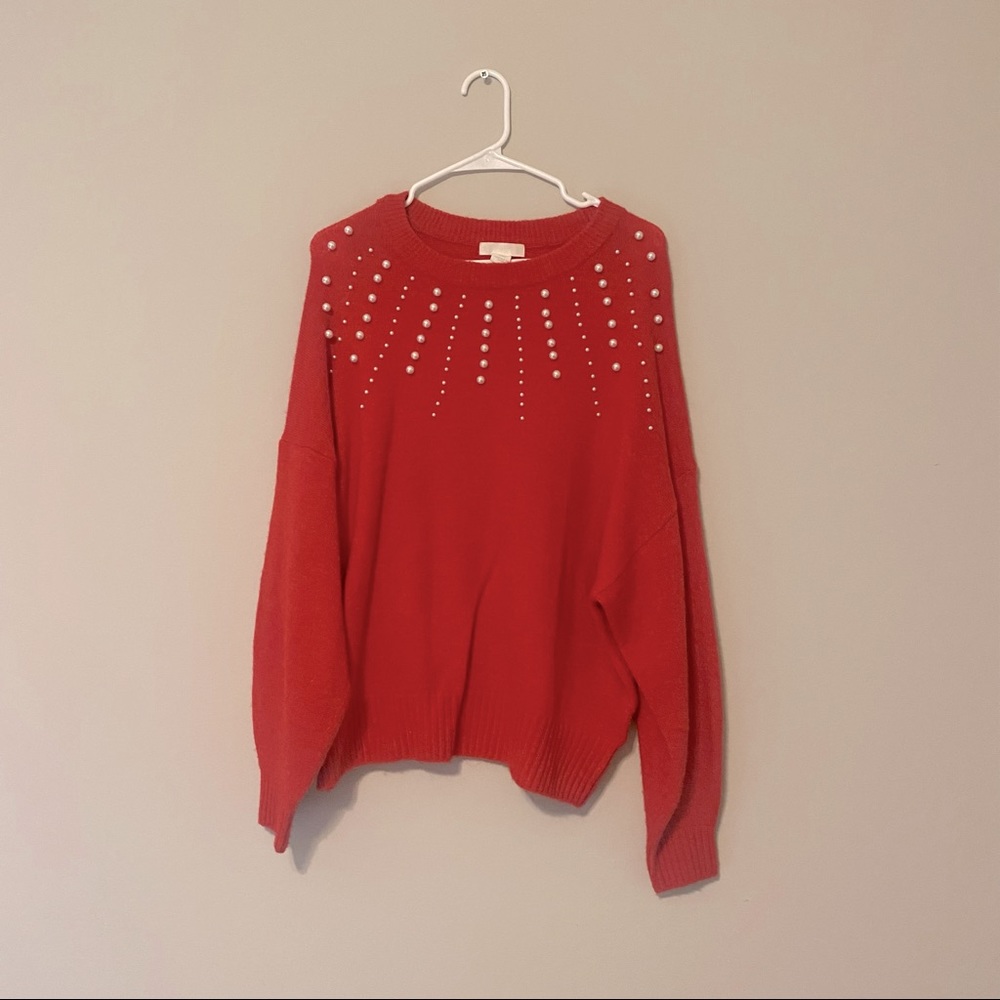 Pearl Embellished Sweater